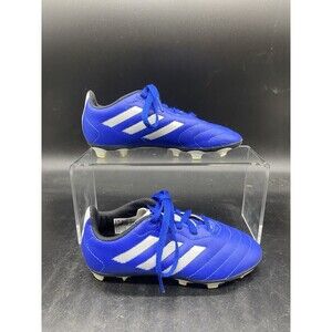 Adidas Soccer Cleats Goletto VIII FG Blue White Kids Size 12K Shoes GW6162